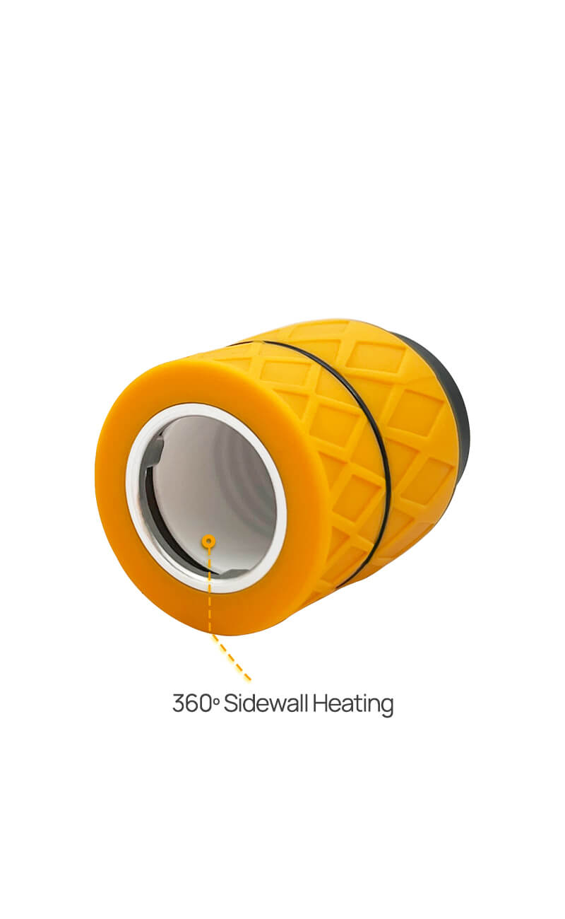 Bomb Erig Sykloud Atomizer - Orange - Discreet Smoker