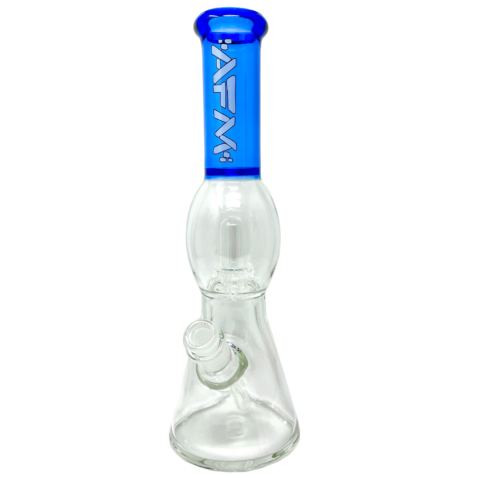 12" AFM Glass UFO Sleeve Glass Beaker Bong - Discreet Smoker