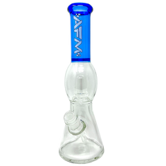 12" AFM Glass UFO Sleeve Glass Beaker Bong - Discreet Smoker