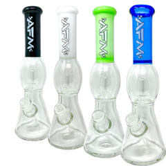 12" AFM Glass UFO Sleeve Glass Beaker Bong - Discreet Smoker