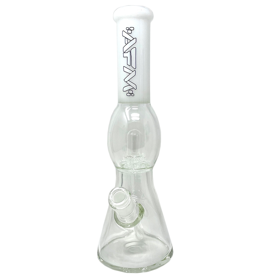 12" AFM Glass UFO Sleeve Glass Beaker Bong - Discreet Smoker