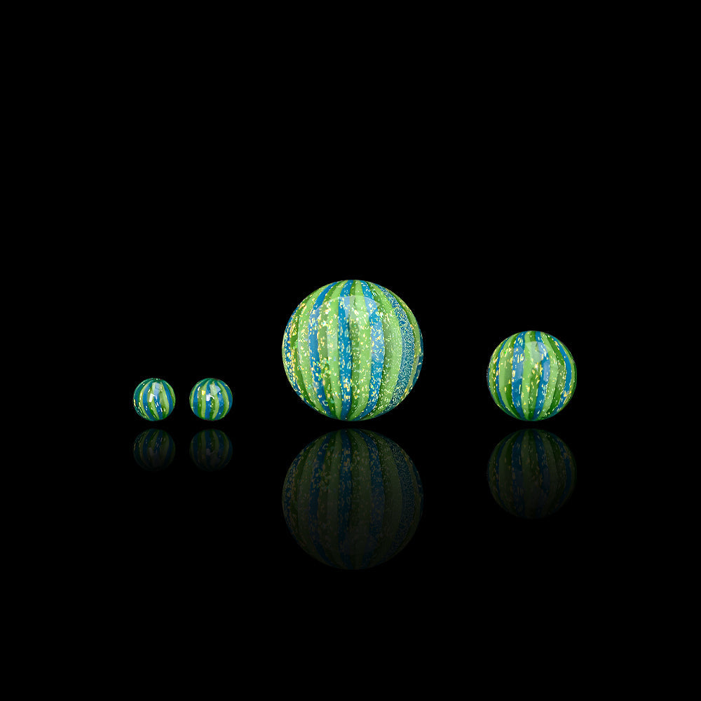 Calibear Classic Dichro Cactus Terp Slurper Marble Set V1 (4pc) - Discreet Smoker