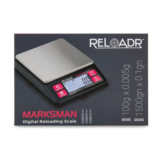 Truweigh Marksman Digital Reloading Scale - 100g x 0.005g - Black - Discreet Smoker