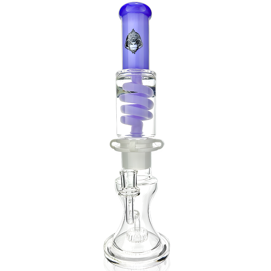 14″ AFM Shower Head Freezable Coil Bong – Glycerin Coil - Discreet Smoker