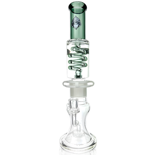 14″ AFM Shower Head Freezable Coil Bong – Glycerin Coil - Discreet Smoker