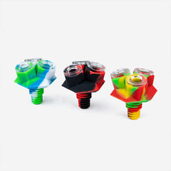 Silicone Bong Bowl Triplets