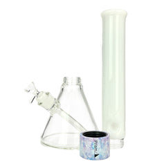Halo Tall Beaker Single Stack - Discreet Smoker