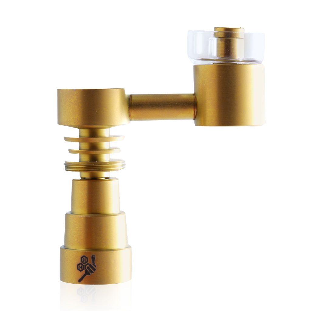TITANIUM 4 IN 1 SIDECAR HYBRID BANGER DAB NAIL - Discreet Smoker