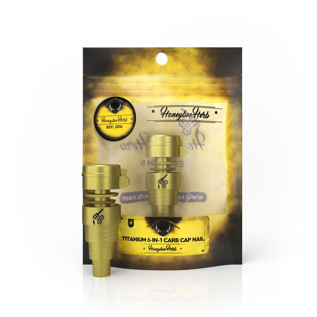 TITANIUM 6 IN 1 CARB CAP DAB NAIL - Discreet Smoker