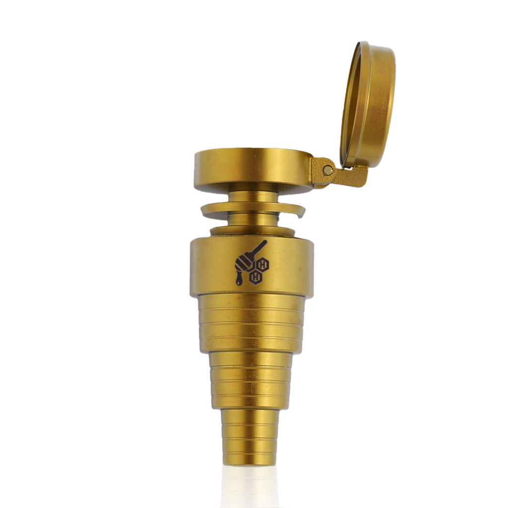 TITANIUM 6 IN 1 CARB CAP DAB NAIL - Discreet Smoker