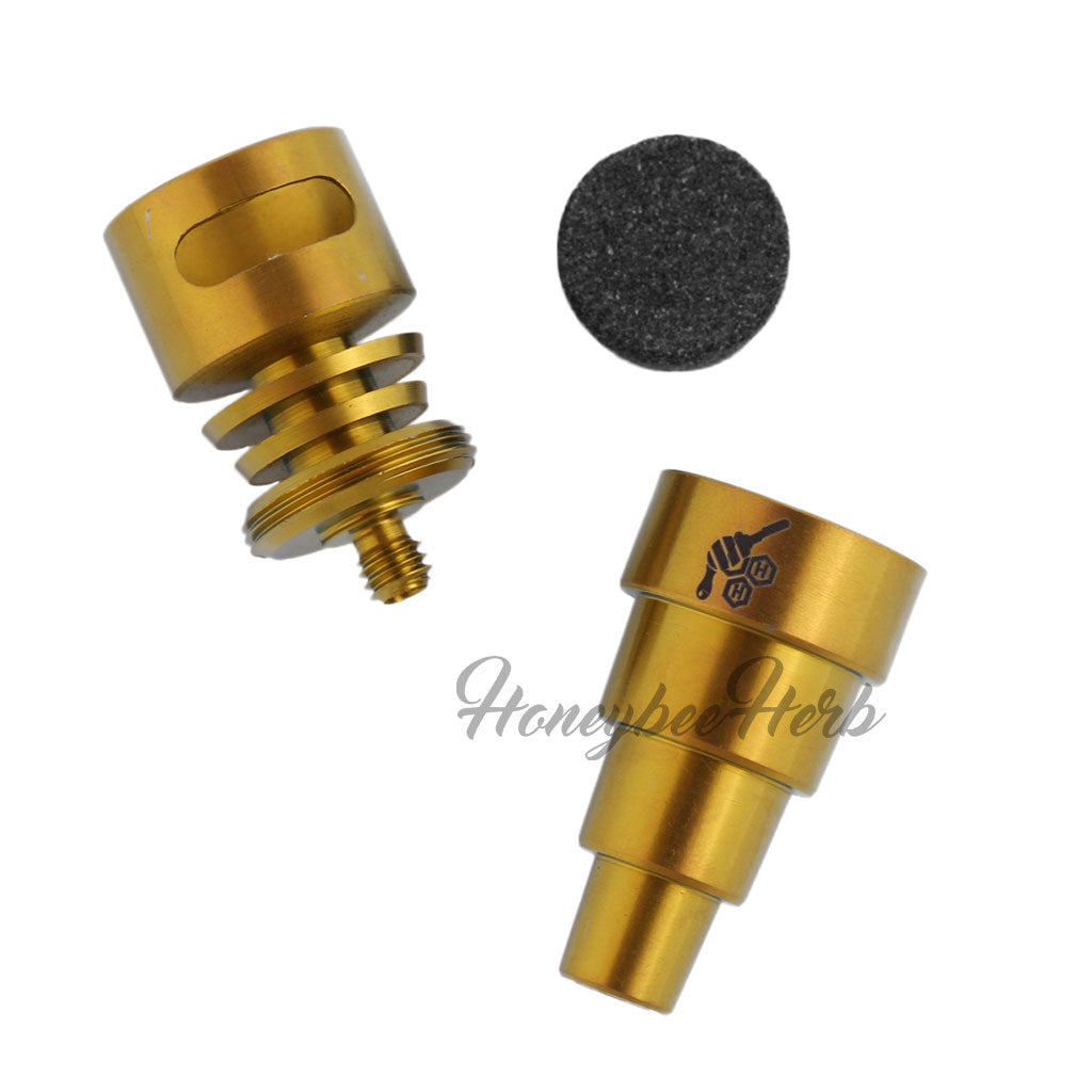 TITANIUM 6 IN 1 MOON ROCK DAB NAIL - Discreet Smoker