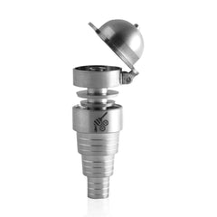TITANIUM 6 IN 1 BASEBALL CARB CAP DAB NAIL - Discreet Smoker