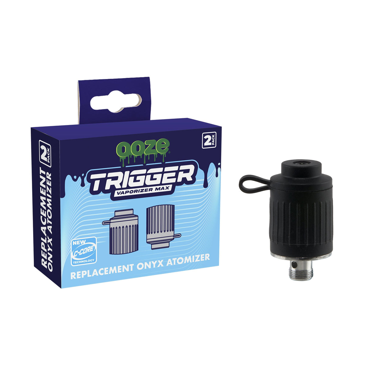 Ooze Trigger Replacement Atomizer - 2pk - Discreet Smoker