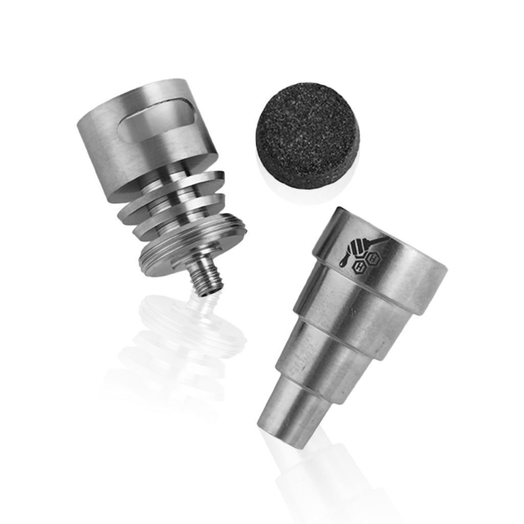 TITANIUM 6 IN 1 MOON ROCK DAB NAIL - Discreet Smoker