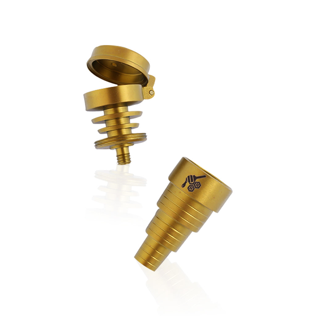 TITANIUM 6 IN 1 CARB CAP DAB NAIL - Discreet Smoker