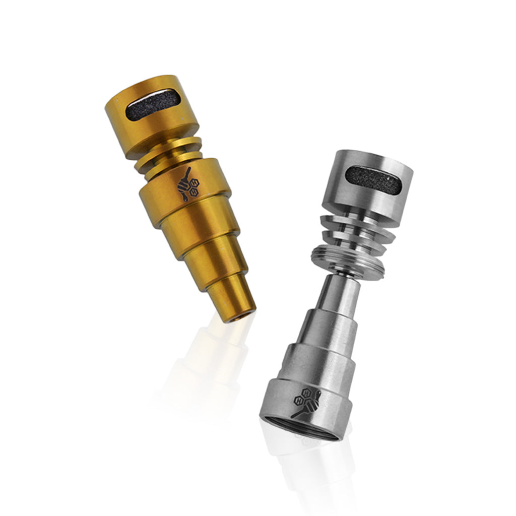 TITANIUM 6 IN 1 MOON ROCK DAB NAIL - Discreet Smoker