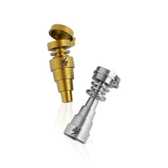 TITANIUM 6 IN 1 CARB CAP DAB NAIL - Discreet Smoker