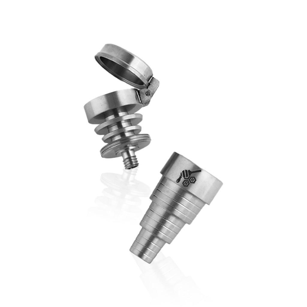 TITANIUM 6 IN 1 CARB CAP DAB NAIL - Discreet Smoker