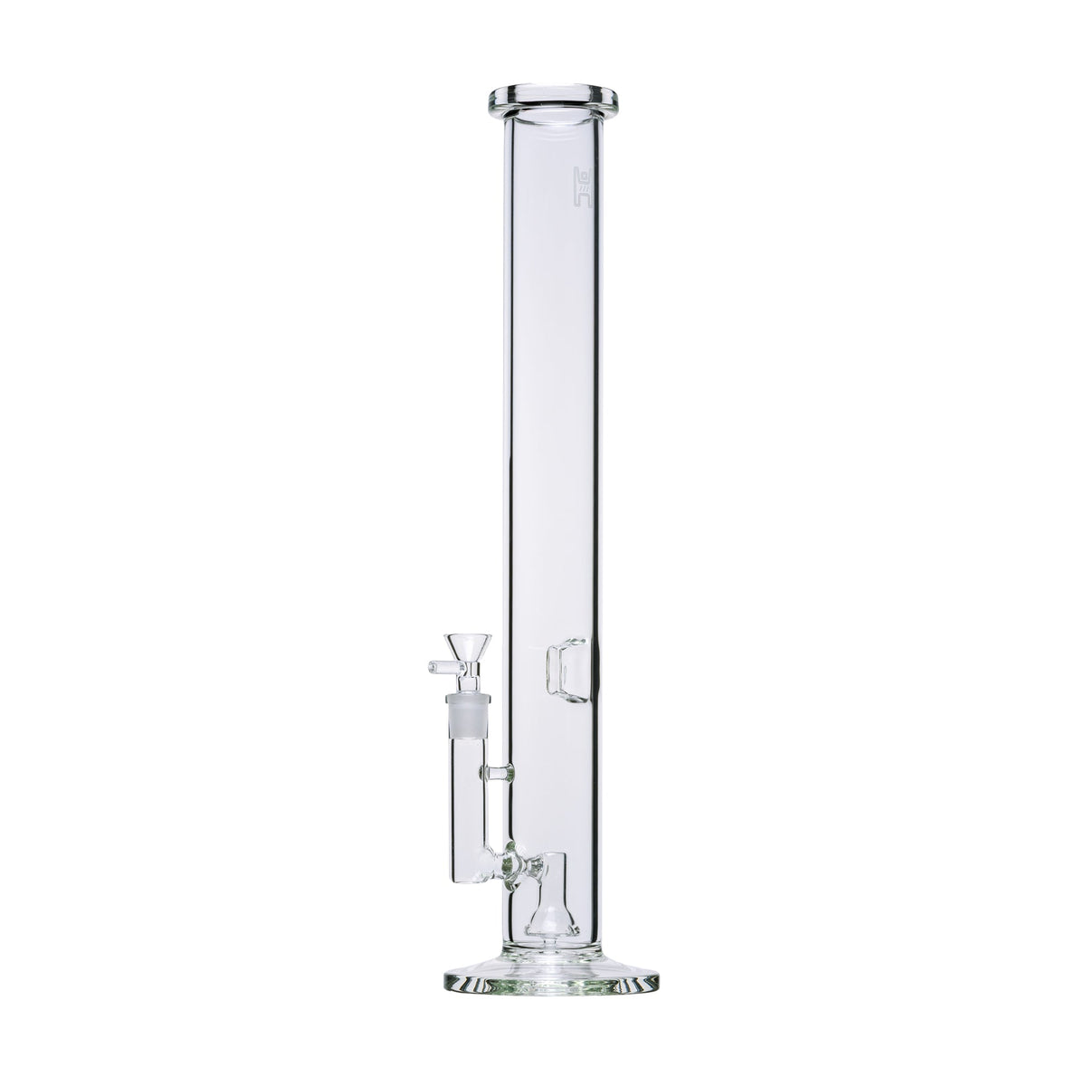 Human Grade 18" Tube Straight Glass Water Pipe - Discreet Smoker