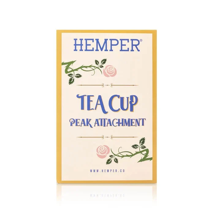 Hemper Tea Cup Puffco Peak Glass Top - Discreet Smoker