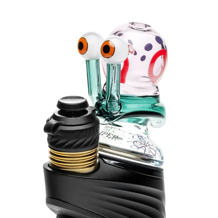 Hemper Snail Puffco Peak Dry Glass Top – 5.1″ - Discreet Smoker