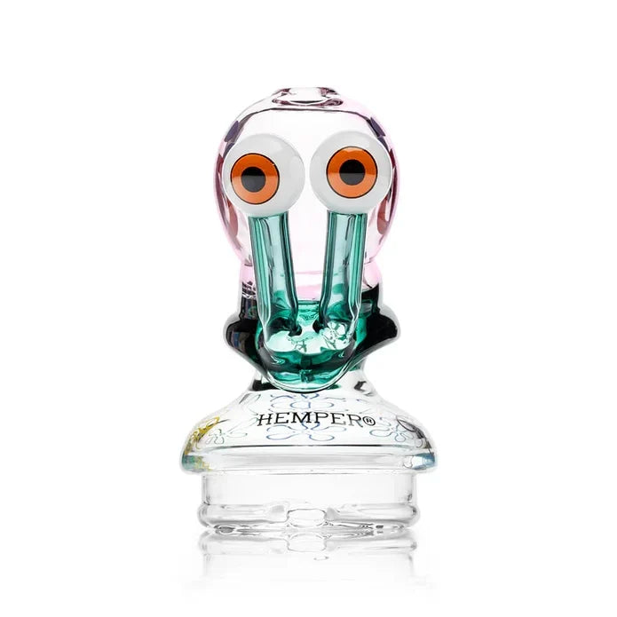 Hemper Snail Puffco Peak Dry Glass Top – 5.1″ - Discreet Smoker