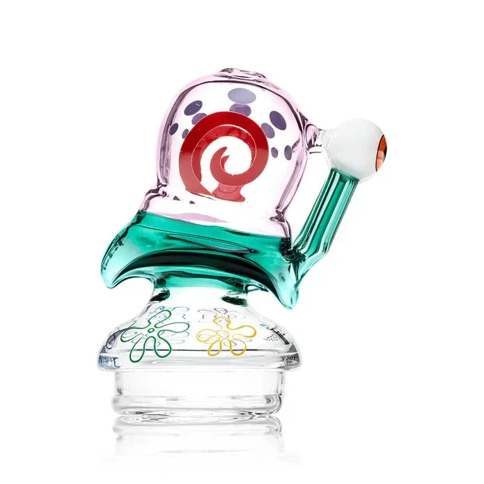 Hemper Snail Puffco Peak Dry Glass Top – 5.1″ - Discreet Smoker