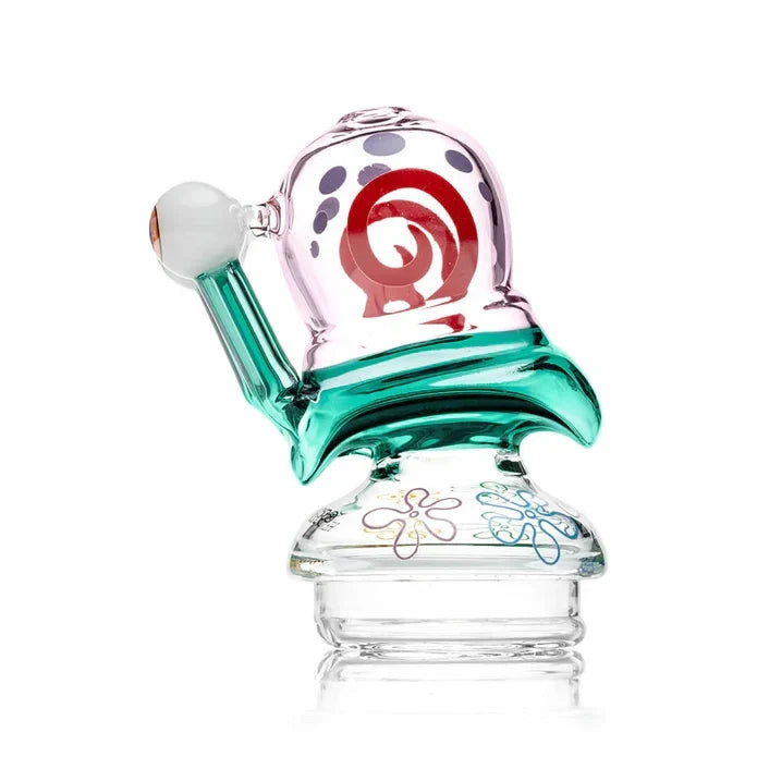 Hemper Snail Puffco Peak Dry Glass Top – 5.1″ - Discreet Smoker