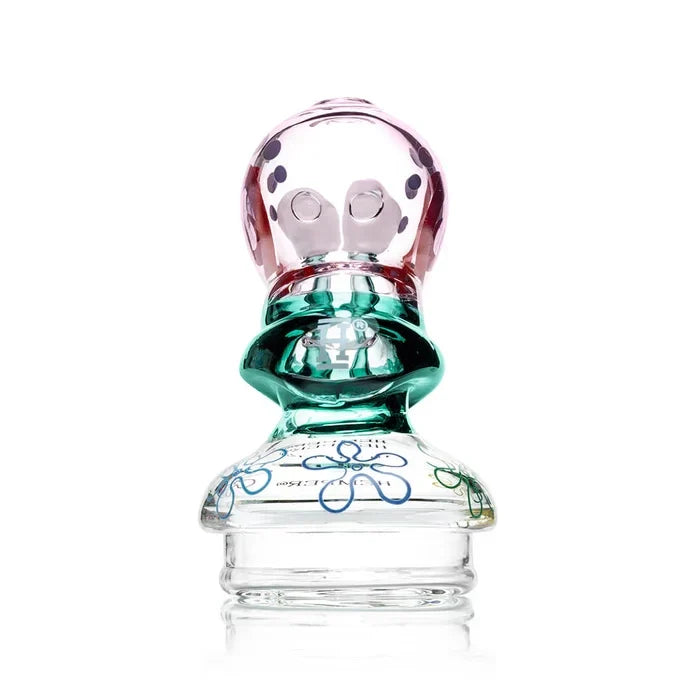 Hemper Snail Puffco Peak Dry Glass Top – 5.1″ - Discreet Smoker