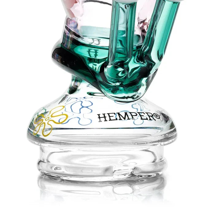 Hemper Snail Puffco Peak Dry Glass Top – 5.1″ - Discreet Smoker