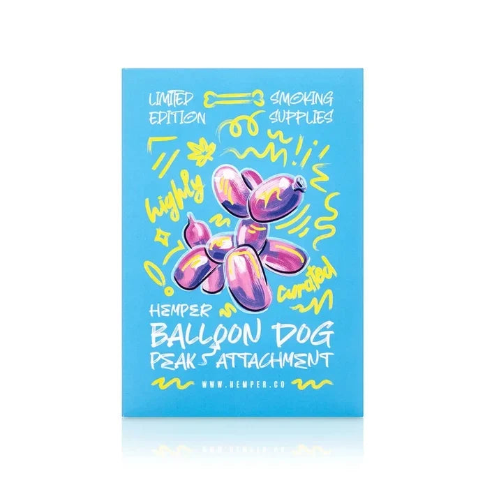 Hemper Balloon Dog Puffco Peak Top – 4.7″ - Discreet Smoker