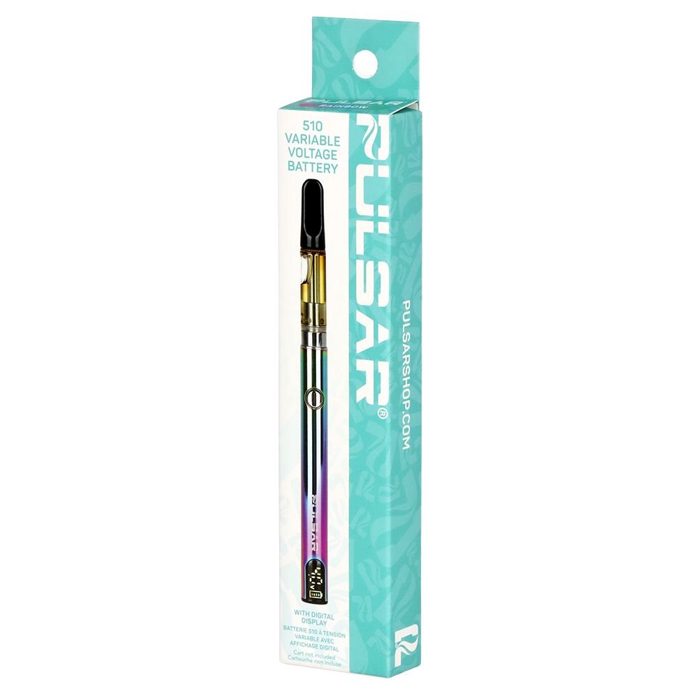 Pulsar Digital Display Slim Variable Voltage 510 Vape Battery | 400mAh - Discreet Smoker