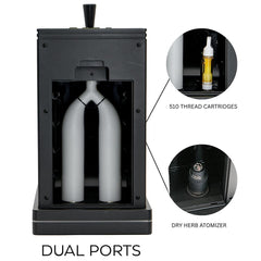 Stache Products Terp Tap Portable Vaporizer | 3000mAh | Black - Discreet Smoker