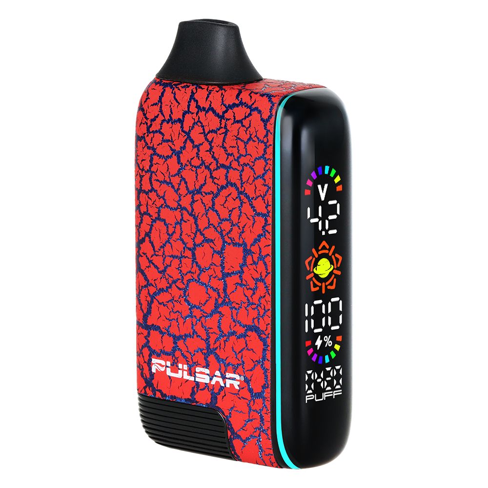 Pulsar 510 DL 5.0 Precision Voltage Control LCD Screen Vape Bar | Crackle Series | 1000mAh - Discreet Smoker