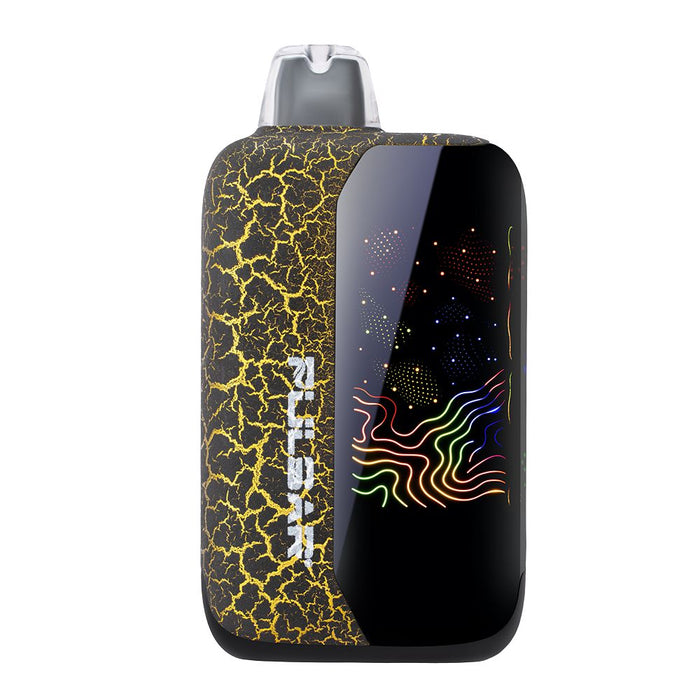 Pulsar 510 DL 6.0 Precision Voltage Control LCD Screen Vape Bar | Crackle Series | 1000mAh, Obsidian Gold