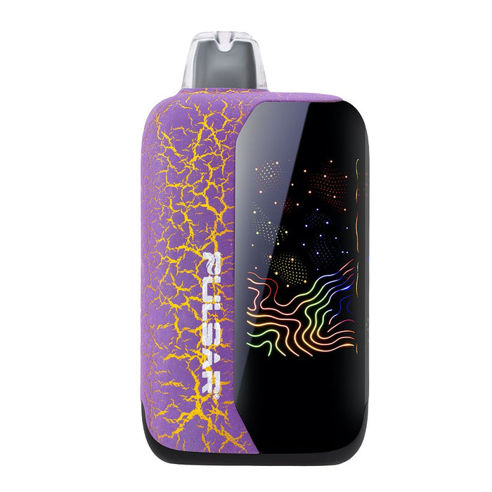 Pulsar 510 DL 6.0 Precision Voltage Control LCD Screen Vape Bar | Crackle Series | 1000mAh, Midnight Amethyst