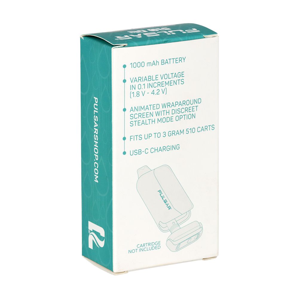Pulsar 510 DL 6.0 Precision Voltage Control LCD Screen Vape Bar | Crackle Series | 1000mAh - Discreet Smoker