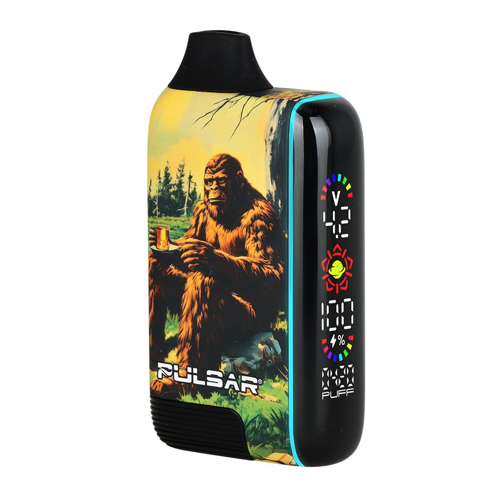 Pulsar 510 DL 5.0 Precision Voltage Control LCD Screen Vape Bar | Design Series | 1000mAh - Discreet Smoker