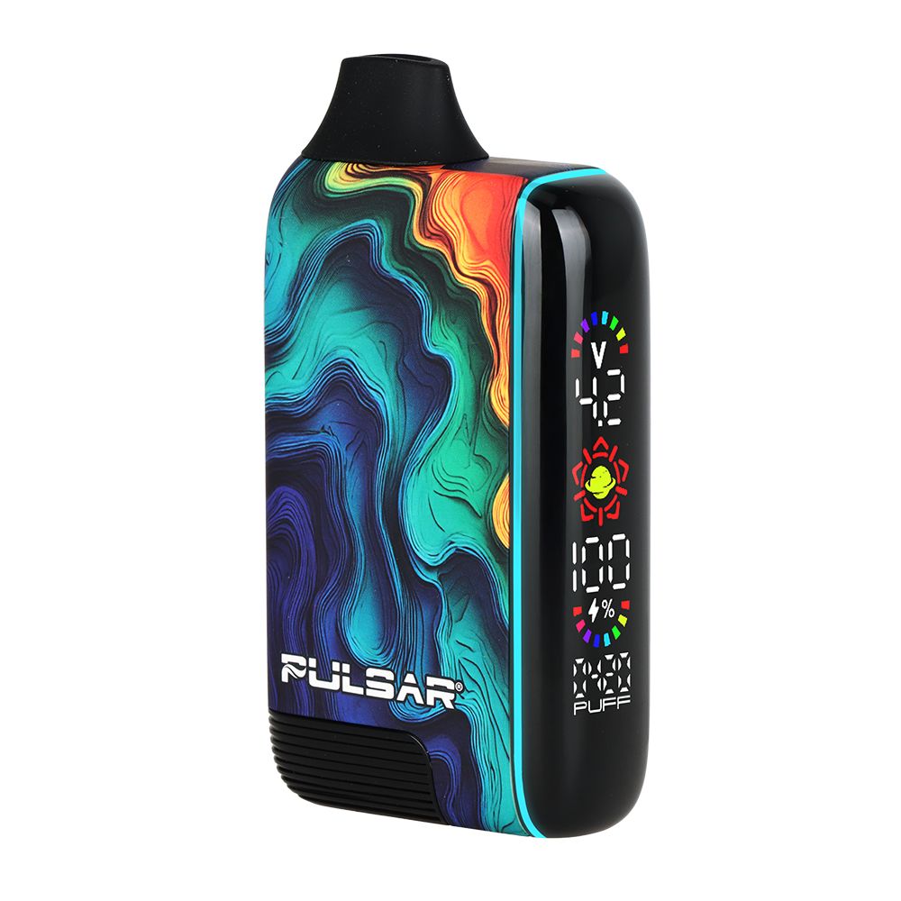 Pulsar 510 DL 5.0 Precision Voltage Control LCD Screen Vape Bar | Design Series | 1000mAh - Discreet Smoker