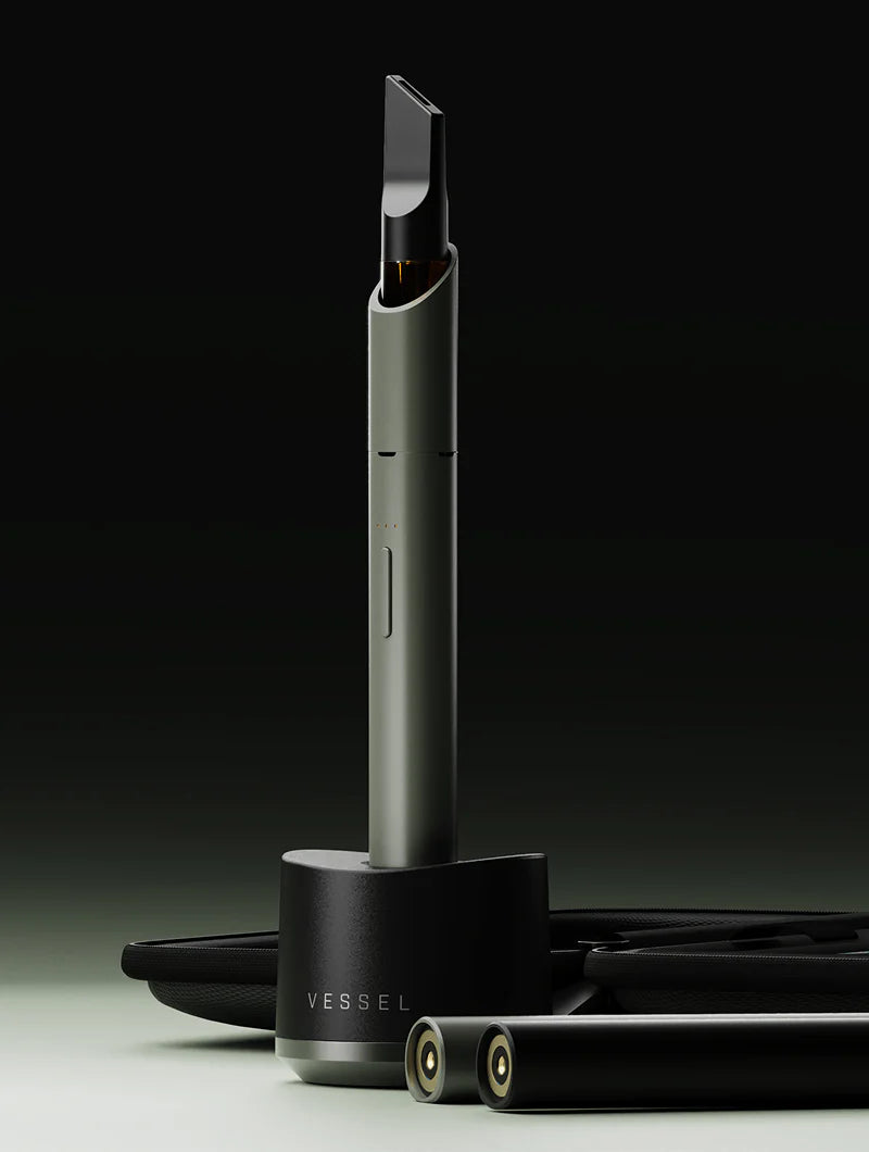 Vessel Vista Edge 510 Battery [Sage] + - Discreet Smoker