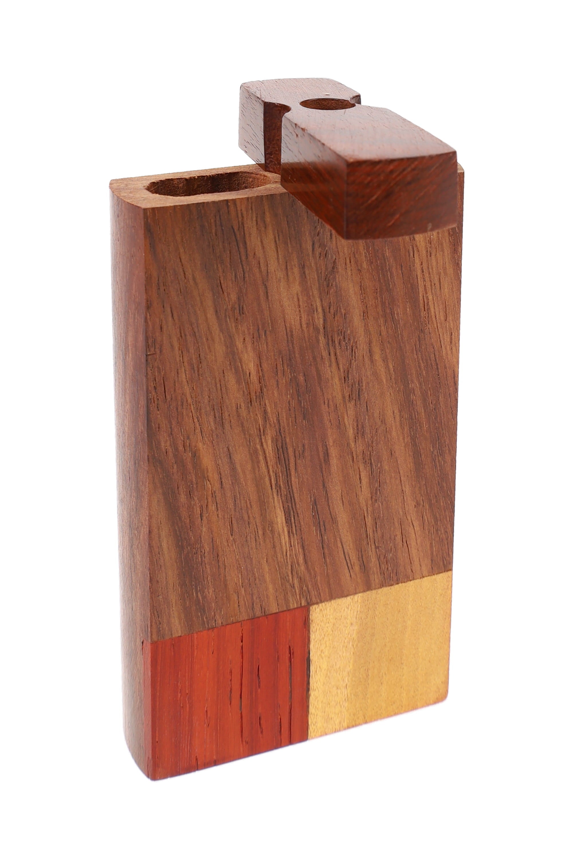 Indian Rosewood Dugout “Inlay Vault” – 4″ - Discreet Smoker