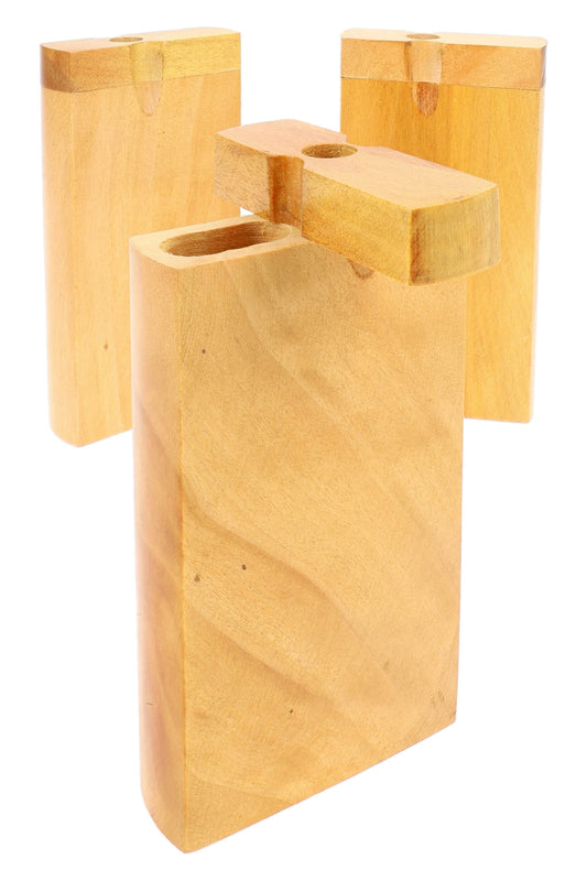 4″ Light Wood Dugout - Discreet Smoker