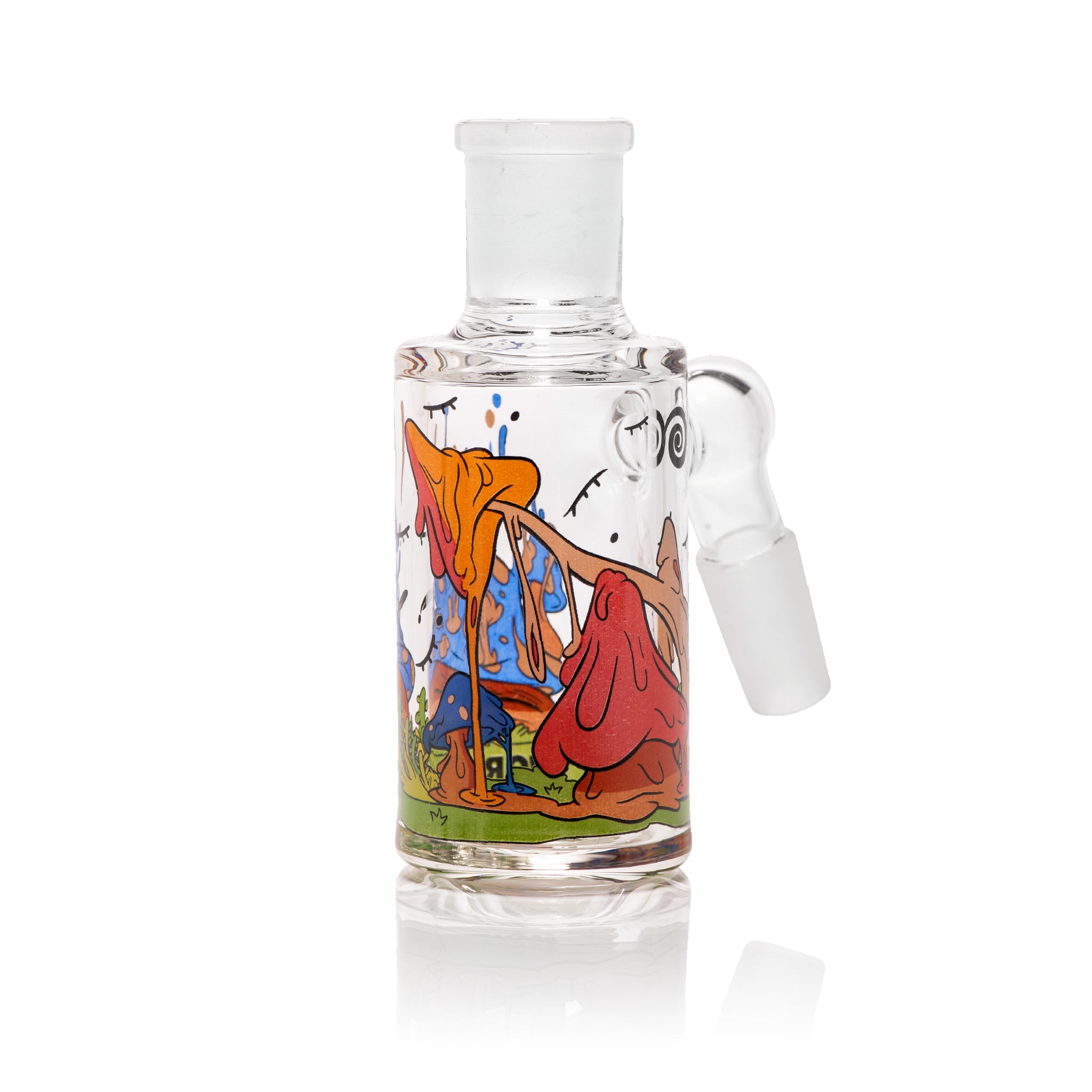 Psychedelic Mushroom Dry Ash Catcher - Discreet Smoker
