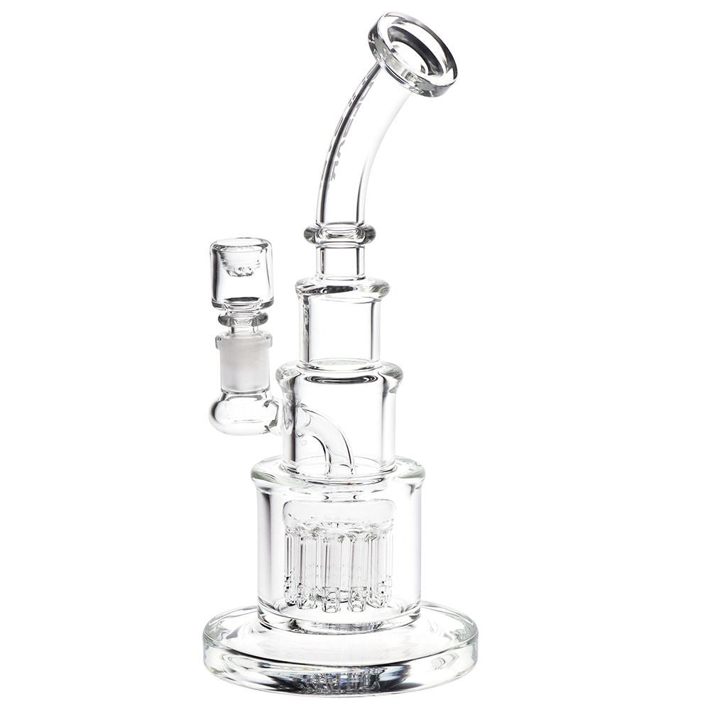 Pulsar 12 Arm Perc Chugger Glass Water Pipe - 10" / 14mm F - Discreet Smoker