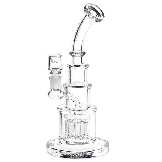 Pulsar 12 Arm Perc Chugger Glass Water Pipe - 10" / 14mm F - Discreet Smoker