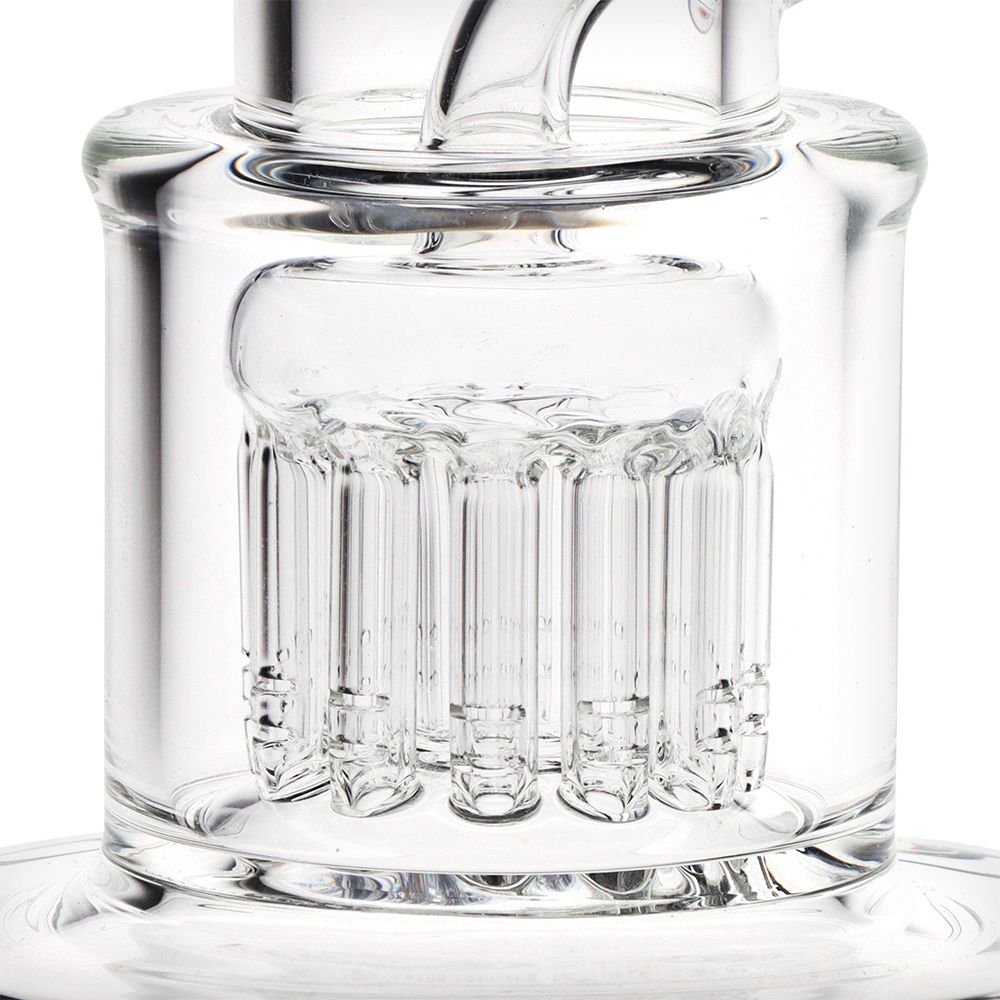 Pulsar 12 Arm Perc Chugger Glass Water Pipe - 10" / 14mm F - Discreet Smoker