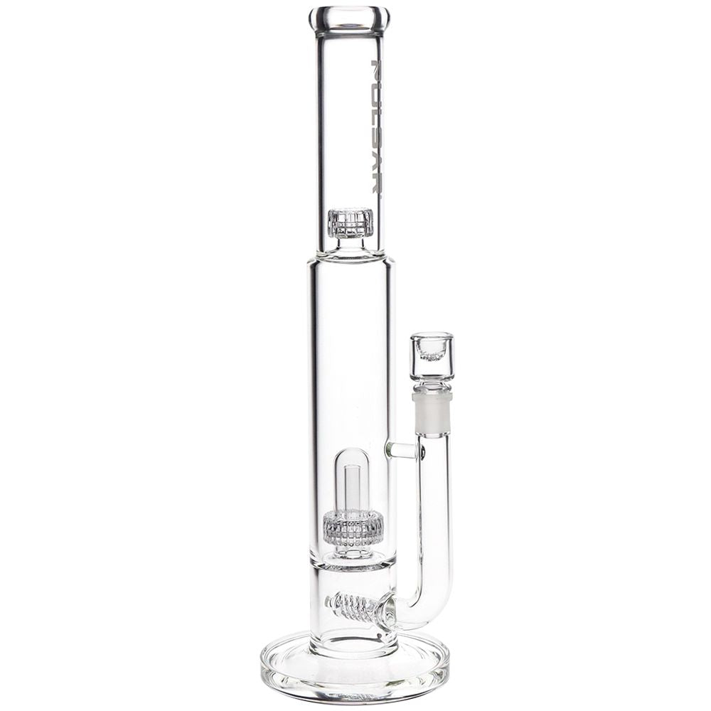 Pulsar High Function Stacked Glass Water Pipe - 15" / 14mm F - Discreet Smoker