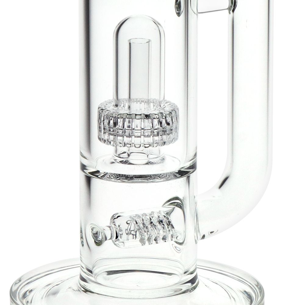 Pulsar High Function Stacked Glass Water Pipe - 15" / 14mm F - Discreet Smoker