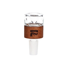 Pulsar Wood on Glass Straight Tube Water Pipe - 14.25" / 14mm F - Discreet Smoker