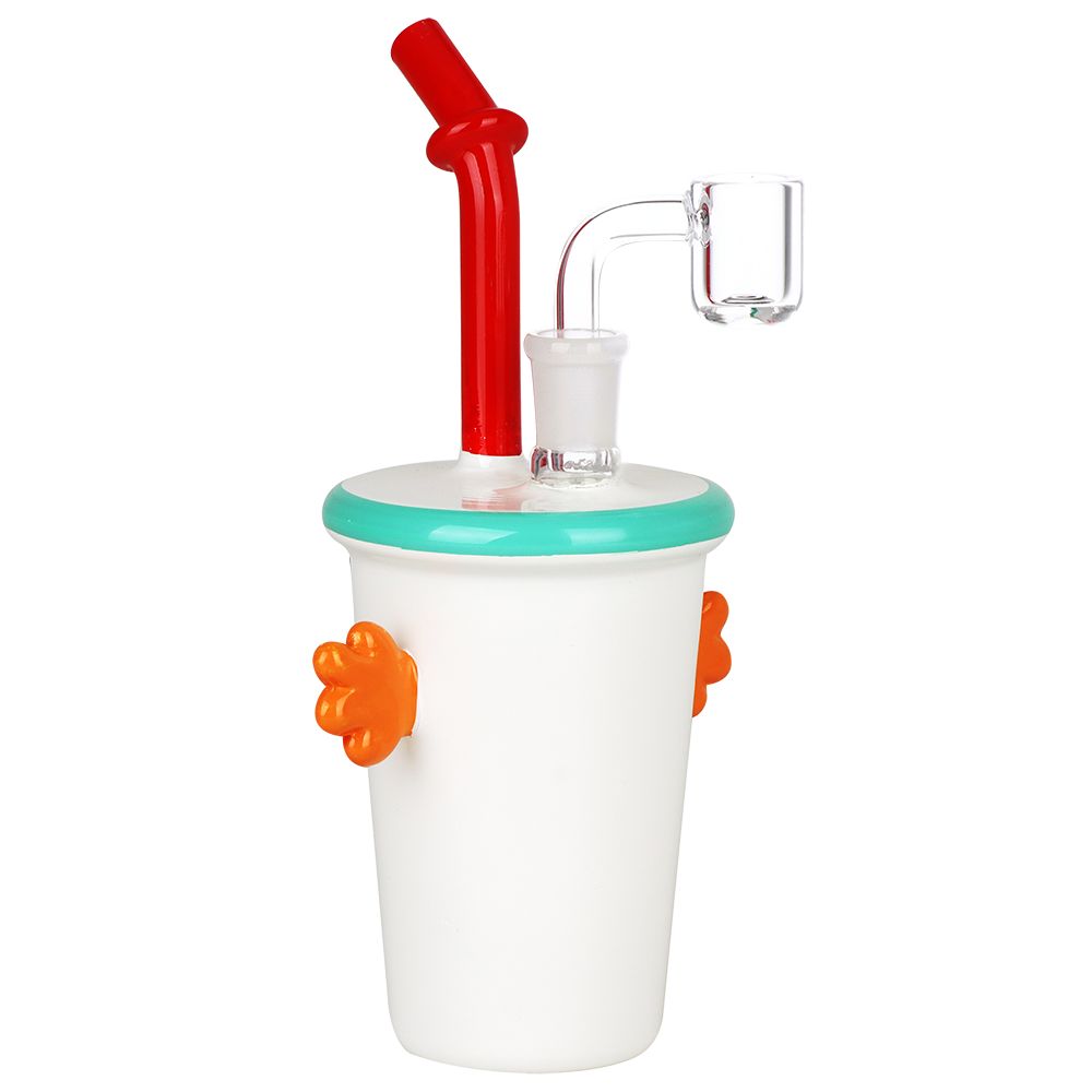 Seshgear Drink Cup Dude Glass Dab Rig - 8" / 14mm F - Discreet Smoker